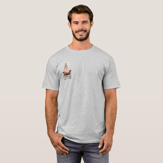 Sailing Regatta Crew Tee Shirt (Voorkant volledig)