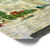 Sailing Regatta in Argentinië door Claude Monet Poster (Hoek)