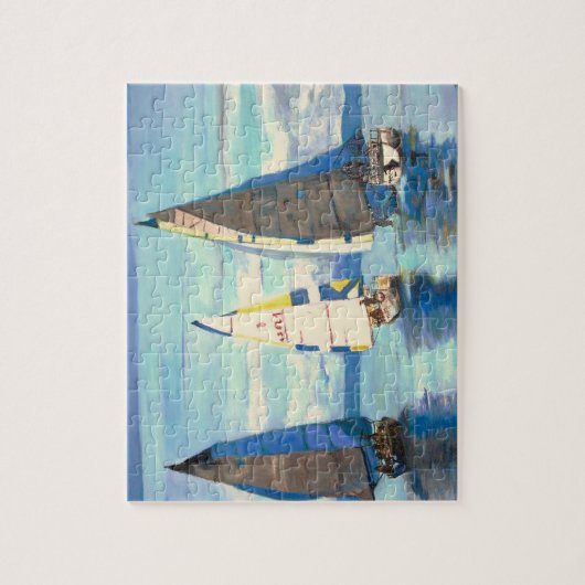Sailing Regatta Puzzle Legpuzzel (Verticaal)