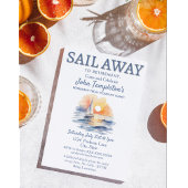 Sailing Retirement Party Invitations Sail Away Kaart