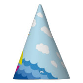 Sailing Sail Boat Cute Spring 1st Birthday Party Feesthoedjes (Rechts)