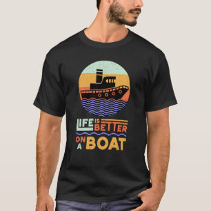 Sailing Sail Boat Kapitein Zee Sailor Gift Idea T-shirt