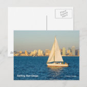 Sailing San Diego California Producten Briefkaart (Voorkant / Achterkant)