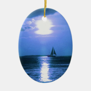 Sailing Ship Holiday kerstversiering Keramisch Ornament