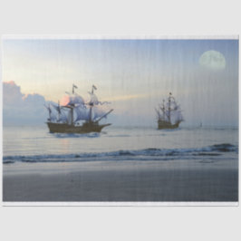 Sailing Ship Pirate Sailboat Zee 20x30 ontkoppelin Tissuepapier