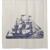  Sailing Ship Shower Curtain Douchegordijn (Voorkant)