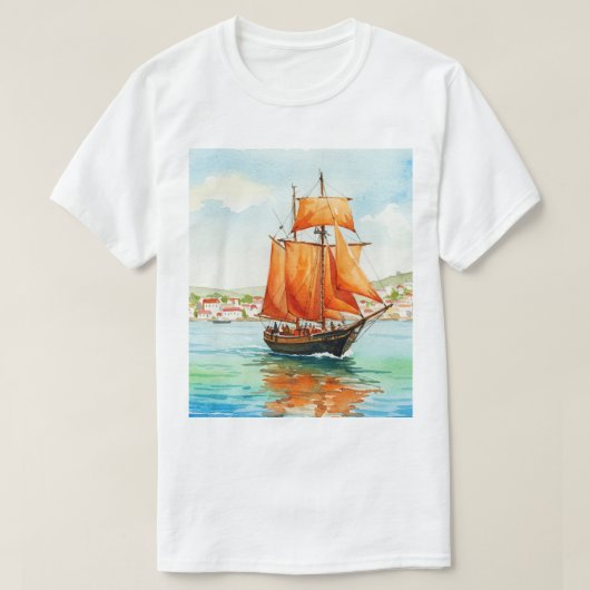 Sailing ship t-shirt (Design voorkant)