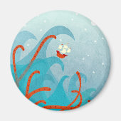 Sailing Ship Zee Monster Magneet (Voorkant)