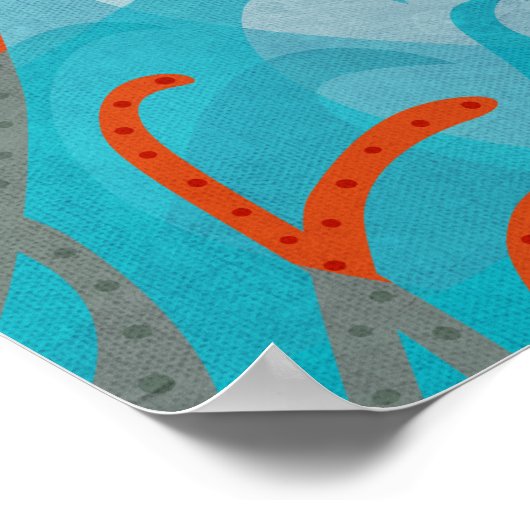 Sailing Ship Zee Monster Poster (Hoek)