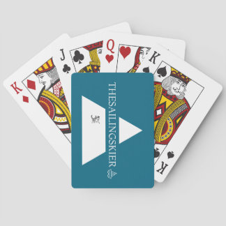 Sailing & Skier-speelkaarten, kaartencadeaus; Pokerkaarten