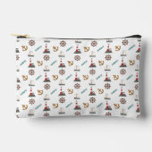 Sailing Small Pattern Kleur op Wit Etui (Voorkant)