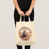 Sailing Stone Death Valley, Californië Tote Bag (Voorkant (product))