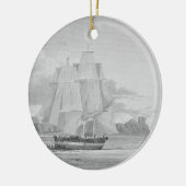 Sailing through young ice, september 1824, van 'J Keramisch Ornament (Links)