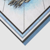 Sailing van  artistieke ontkoppeling van het schip tissuepapier (Detail)