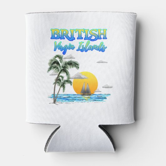 Sailing van de Britse Maagdeneilanden Blikjeskoeler (Voorkant)