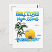 Sailing van de Britse Maagdeneilanden Briefkaart (Voorkant / Achterkant)
