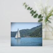 Sailing van de Italiaanse Riviera - Portofino - Br Briefkaart (Staand voorkant)