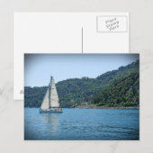 Sailing van de Italiaanse Riviera - Portofino - Br Briefkaart (Voorkant / Achterkant)