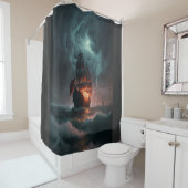 Sailing van de strijdingsgolven en het Storm van s Douchegordijn (In situ)