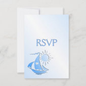 Sailing van theater RSVP met menukeuze van entree (Achterkant)