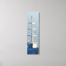 Sailing Vessel Head-on Uitzicht Canvas Art