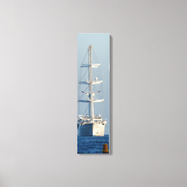 Sailing Vessel Head-on Uitzicht Canvas Art Afdruk