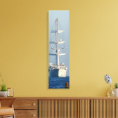 Sailing Vessel Head-on Uitzicht Canvas Art Afdruk (Insitu (Woonkamer))