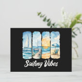 Sailing Vibes - Voel de oceaan Kaart (Staand voorkant)