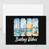 Sailing Vibes - Voel de oceaan Kaart (Voorkant / Achterkant)