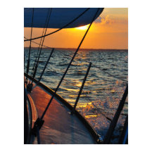 Sailing West Canvas Print