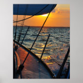 Sailing West Canvas Print (Voorkant)