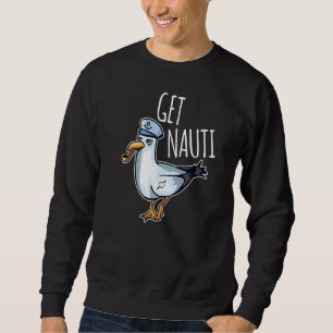 Sailing Zee Gull Sailer Nautics Pun Nautical Boa Trui