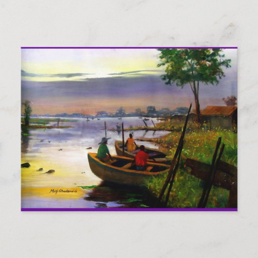    SAILINGBY MOJISOLA A GBADAMOSI OKUBULE BRIEFKAART (Voorkant)