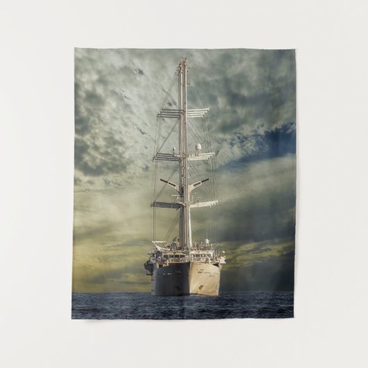 Sailingslagschip Wandkleed (Voorkant)