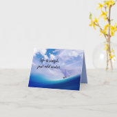 Sailleven is eenvoudig: voeg gewoon water toe kaart (Gele Bloem)