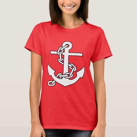 Sailor Anchor Dames Shirt (Voorkant)