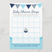 Sailor Baby Bingo Game Card Programmakaart (Voorkant)