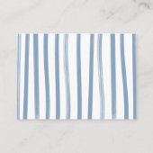 Sailor Baby shower Clothesline Luier Raffle Informatiekaartje (Achterkant)
