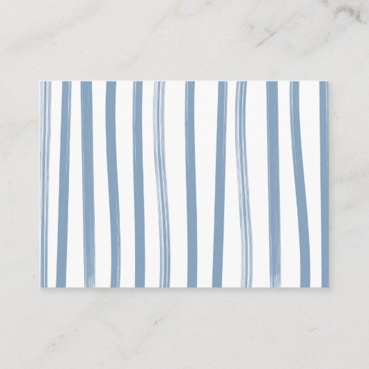 Sailor Baby shower Clothesline Luier Raffle Informatiekaartje (Achterkant)