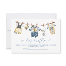 Sailor Baby shower Clothesline Luier Raffle