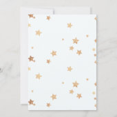  Sailor Bear Boy Baby Shower  Invitation Kaart (Achterkant)