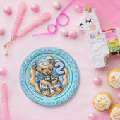 Sailor Beer 2 jaar oude Verjaardag papier borden Papieren Bordje (Feest)