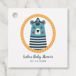 Sailor Beer Baby shower Bedankjes Labels
