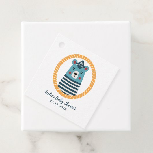 Sailor Beer Baby shower Bedankjes Labels (In situ)