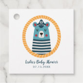 Sailor Beer Baby shower Bedankjes Labels (Voorkant)