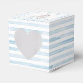 Sailor Beer Blue Stripe Baby shower Bedankdoosjes (Voorkant Zijde)
