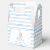 Sailor Beer Blue Stripe Baby shower Bedankdoosjes (Geopend)