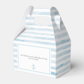 Sailor Beer Blue Stripe Verjaardag Bedankdoosjes (Achterkant)