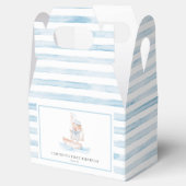 Sailor Beer Blue Stripe Verjaardag Bedankdoosjes (Geopend)