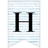 Sailor Beer Blue Stripe Verjaardag Vlaggetjes (Tweede vlag)